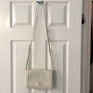 Tory Burch bag in Ivory with gold trim